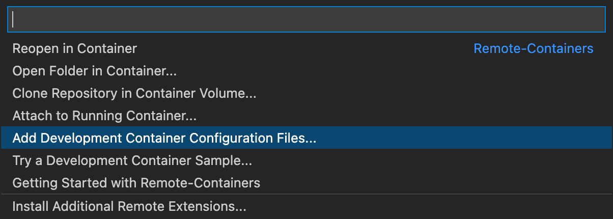 Add Development Container Configuration Files...